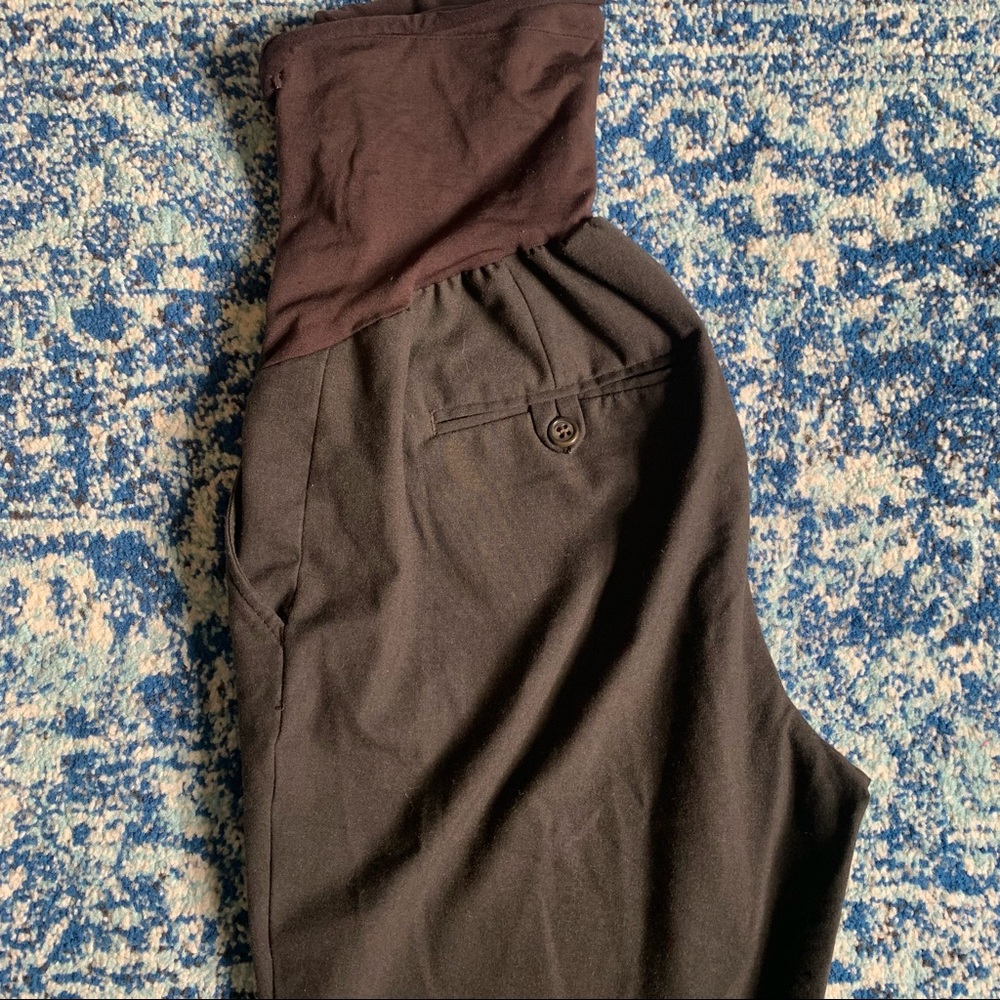 Maternity Brown Dress Pants